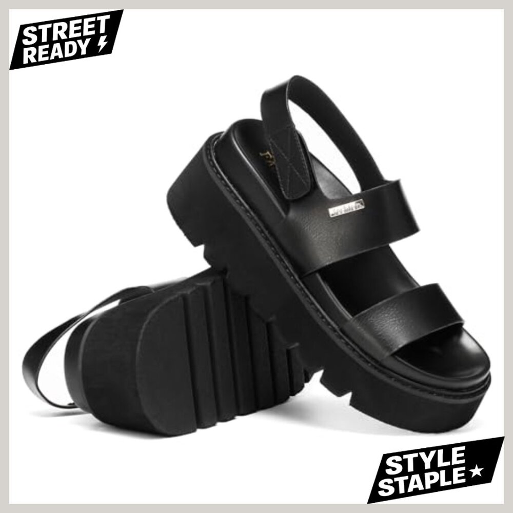 Platform Sandals With Back Strap Arch Support Sum… - image 7